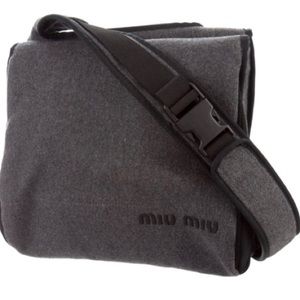 Miu Miu Felt & Lycra Crossbody